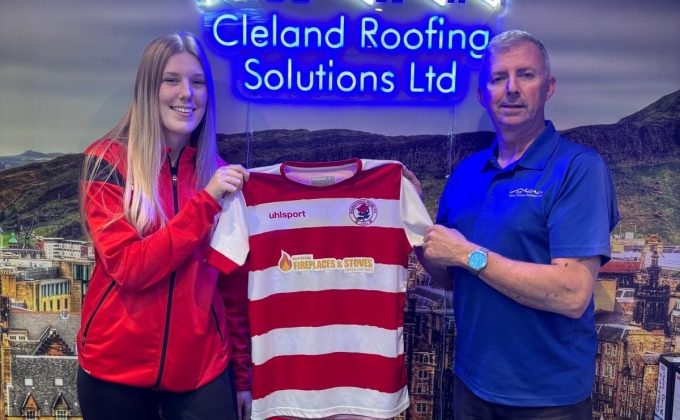 Cleland Roofing Solutions Sponsors Local Footballer Eilidh Ross
