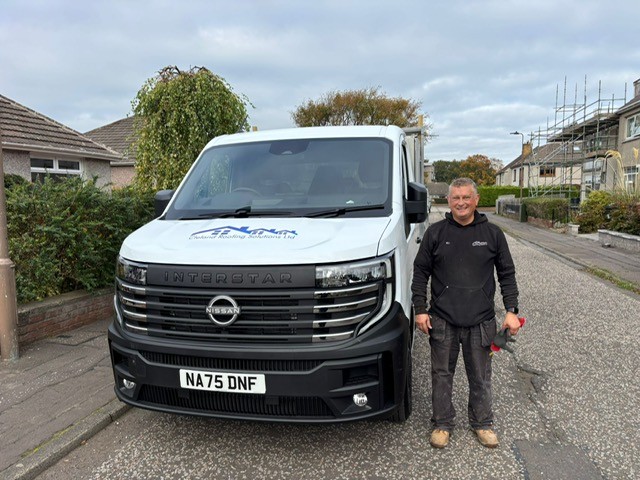 Cleland Roofing Receives New Pick Up Van - cleland roofing solutions