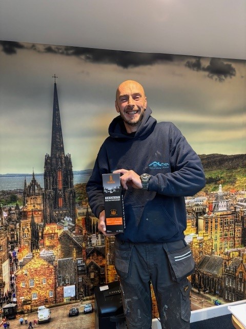 Russell wins local fishing competition - cleland roofing solutions