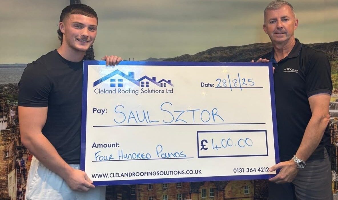 Cleland Roofing Solutions Proud Sponsors Of Saul Sztor - cleland roofing solutions