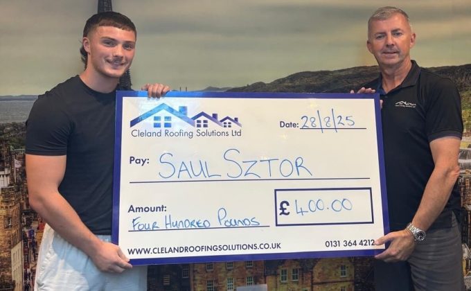 Cleland Roofing Solutions Proud Sponsors Of Saul Sztor